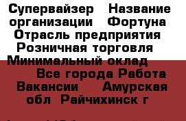 Супервайзер › Название организации ­ Фортуна › Отрасль предприятия ­ Розничная торговля › Минимальный оклад ­ 19 000 - Все города Работа » Вакансии   . Амурская обл.,Райчихинск г.